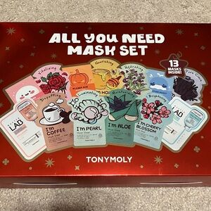 TonyMoly All you Need Mask Set 13 Masks NWT
